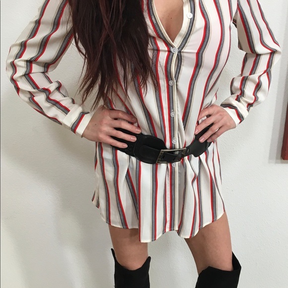 privy Dresses & Skirts - SEXY SHIRT DRESS! Brand new w/ tag and belt